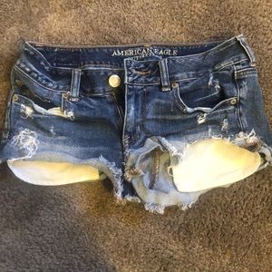 American eagle jean shorts